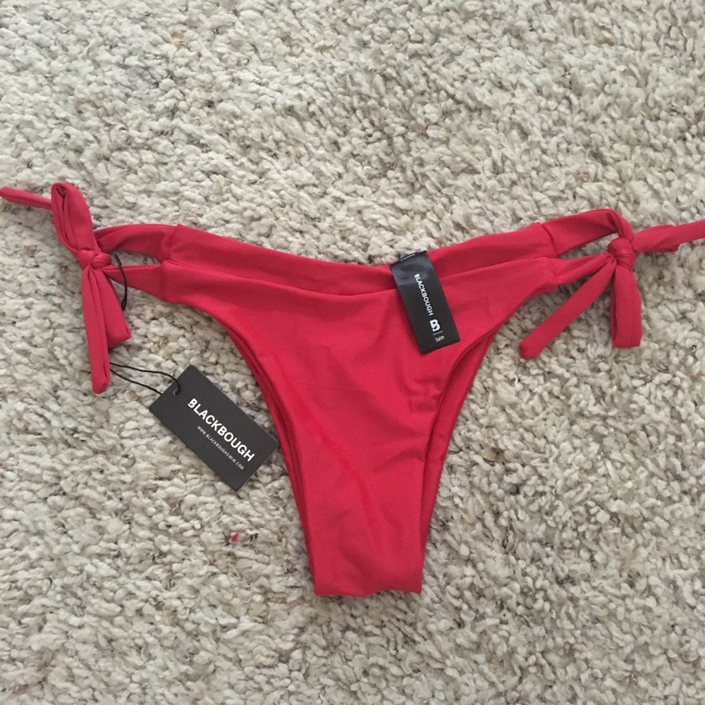 Red BlackBough cheeky bikini bottoms